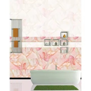 Diseño de resaltador de Color Rosa 30x45cm Acabado brillante digital 300x450mm Interior de pared esmaltado de cerámica 12x18 Azulejos decorativos - Product Image 2