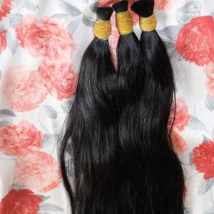 Extensiones de Cabello Natural Remy Indio al Por Mayor, Ondulado, para Trenzas a Máquina, Doble Trama, Sin Químicos, Puntas de Cabello Virgen de Una Sola Capa - Product Image 6