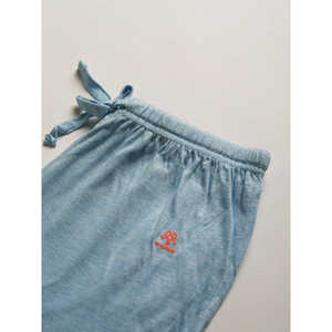 Ensemble short et t-shirt en coton tricoté 100 % pour femme, super doux et confortable, tenue de nuit avec taille élastique et poches, vêtements de nuit - Product Image 3