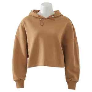 Sudadera corta moderna para mujer, diseñada con tela suave que proporciona calidez, comodidad y un aspecto corto y moderno. - Product Image 5