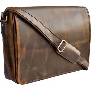 Sac de bureau pour ordinateur portable fait à la main de haute qualité meilleur design avec grande capacité et sangles réglables - Product Image 1