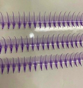 Extensions de cils en cachemire 9D en vrac professionnels nouveaux plateaux à cils simples OEM doux boîte noire mignonne préfabriquée facile à appliquer - Product Image 5