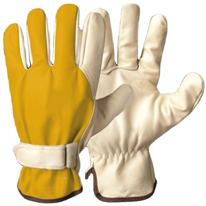 Comfortable Winter Work Wear <b>Driver</b> <b>Gloves</b> Reflective Safety Construction Garden Cowhide Grain Leather <b>Gloves</b> General Purpose - Product Image 6