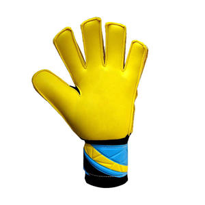 Gants de gardien de but d'extérieur hautement durables et respirants, en cuir PU souple et lisse, doigts complets, antidérapants, fermeture à scratch, haute adhérence - Product Image 3