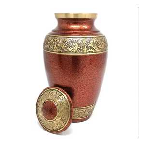 โกศสำหรับงานศพของมนุษย์อุปกรณ์ทำศพทำจากทองเหลือง - Product Image 4