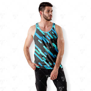 Débardeur de sport pour homme 100% coton Street Wear Été Musculation Sans manches Gym - Product Image 4