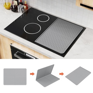 Couverture <span class=keywords><strong>de</strong></span> cuisinière pliable en silicone 20"x28" pour cuisinière électrique, couverture <span class=keywords><strong>de</strong></span> cuisinière à plaque vitrocéramique, couverture <span class=keywords><strong>de</strong></span> cuisinière pour camping-car et <span class=keywords><strong>tapis</strong></span> <span class=keywords><strong>de</strong></span> séchage <span class=keywords><strong>de</strong></span> vaisselle - Product Image 2