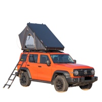Carpa de Techo de Gran Tamaño para Acampar al Aire Libre de Aluminio para Coche 4WD 4x4, Tienda de Techo con Carcasa Rígida en Venta