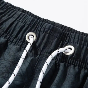 Pantalones cortos para correr de secado rápido para hombre, ropa deportiva ligera con patrón sólido, estilo informal - Product Image 4