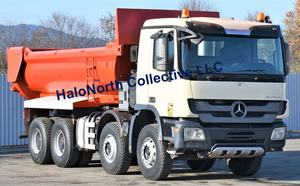 Camion benne d'occasion Mercedes-Benz Actros 4141 8x4 Euro 5 Diesel Transmission automatique Conduite à gauche Minier 2012 - Product Image 2