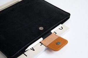High Quality Genuine Leather Modern Durable Portable <b>Laptop</b> Sleeve LS-0102 - Product Image 3