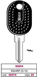 กุญแจสำหรับรถยนต์ Asc Ssa4rp (g.Vak 0) Sispa - Product Image 1