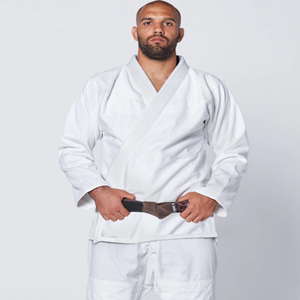 Kimono de Jiu Jitsu Profesional Blanco / Kimono de BJJ / Uniformes de BJJ Personalizados, Uniforme de BJJ Ligero de Algodón, Kimono de Jiu Jitsu Brasileño - Product Image 1