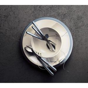 Ensemble de couverts à poignée bleu clair modeste couverts avec ustensiles finis argentés pour salle à manger cuisine vaisselle mariage et usage quotidien - Product Image 4