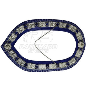 Collar Masónico con Juego de Joyas, Conjunto de Insignia para Oficial de la Francmasonería, Collar y Joyas Masónicas Personalizadas - Product Image 6