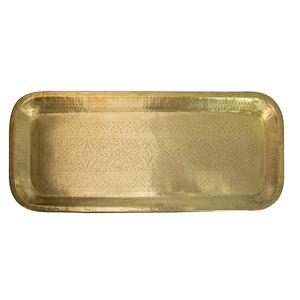 Bandeja para servir alimentos apta para lavavajillas de grado comercial de latón hecho a mano de lujo moderno para mesa de boda - Product Image 2