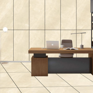 หินอ่อนธรรมชาติเสร็จมันวาวมีลักษณะเป็นกระเบื้องปูพื้นพอร์ซเลนที่จอดรถสำหรับบริเวณทางเดิน - Product Image 1