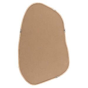 Modern <b>mirror</b> made from teak wood frame and equipped with <b>glass</b> and MDF back layer for indoor use . - Product Image 2