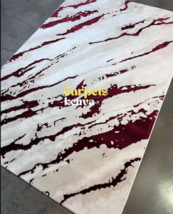 Alfombra Turca Moderna de Polipropileno Tejida a Máquina, con Base de Yute de Alta Calidad, Resistente a las Manchas, Pelo Alto, Diseño Abstracto para el Hogar - Product Image 4