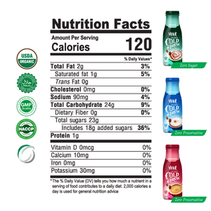 280ml VINUT Bouteille Conteneur Mixte Saveurs Moka Café Fabricants Boissons Rafraîchissantes - Product Image 3