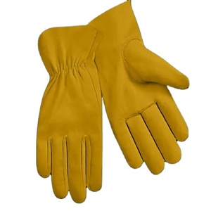 Premium Quality Heavy Duty Cowhide Grain Leather Safety <b>Gloves</b> Fire Proof for Industrial <b>Driver</b> Hand Protection for Household - Product Image 4