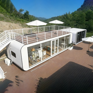 Maison capsule modulaire moderne préfabriquée Apple Pod avec structure en acier - Product Image 1