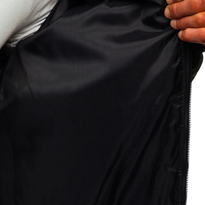 Service OEM 2024 Blousons bombardiers de baseball coupe-vent pour hommes conception de vêtements en toile personnalisables avec col montant prix de gros - Product Image 6