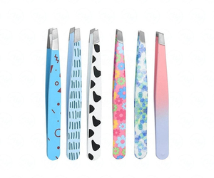 แหนบถอนคิ้วสเตนเลสปลายแหลมแบบพรีเมี่ยมสำหรับช่างแต่งหน้าร้านเสริมความงามโลโก้ตามสั่งเป็นมิตรต่อสิ่งแวดล้อม - Product Image 1