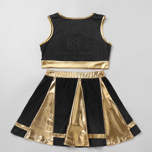 Uniformes de Animadoras Profesionales de Secado Rápido con Logotipo Personalizado para Mujeres Adultas, 100% Poliéster de Alta Calidad - Product Image 5