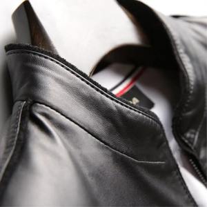 Chaqueta de cuero de PU de moda de estilo americano Chaqueta de cuero unisex versátil de calle alta suelta - Product Image 2