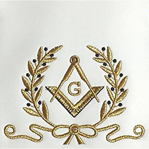 Tablier de maître maçonnique Regalia maçonnique Blue Lodge tabliers d'officiers avec col regalia - Product Image 2
