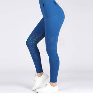 Leggings d'équitation pour femmes, taille adulte, personnalisés, imperméables, coupe-vent, en spandex/polyester, jodhpurs et culottes d'équitation - Product Image 2