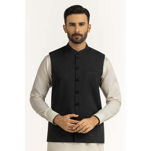 เสื้อกั๊กทรงปกติ รุ่น WC-STY25-027 เสื้อคลุมดีไซน์ทันสมัยประดับกระดุม - Product Image 2