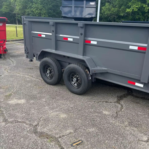 Heavy-Duty 5 Ton Agricultural Tipping <b>Trailer</b>-Hydraulic Back Dump 2-Axle Farm <b>Cargo</b> <b>Trailer</b> High Safety 3-Year Warranty for - Product Image 1