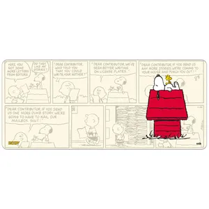 Tapis de souris de jeu XL Peanut, tapis de bureau carré imprimé imperméable avec chargement sans fil, modèle chauffant, en stock - Product Image 1