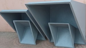 Auvent durable en PRF, léger et résistant aux UV et à la corrosion, fabricant d'auvent en fibre de verre en composite PRF UTE pour l'extérieur - Product Image 3