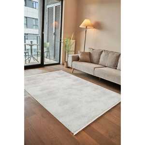 Alfombra Moderna Beige Netline CN009, 100% Acrílica, Antideslizante, Fácil de Limpiar, Duradera, 80x150cm, para Dormitorio, Estudio, Niños - Home Depot - Product Image 5