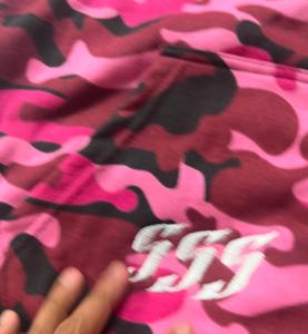 Sudadera con capucha Tansy Industry Camo Fleece con cremallera completa y logotipo desgastado bordado Temporada de invierno Impresión en relieve Precios bajos - Product Image 5