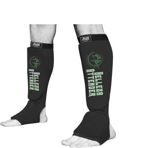 <b>Shin</b> & Instep <b>Guard</b> Black Elasticated <b>Kickboxing</b> <b>Shin</b> Pads for Kids Adults for Karate Muay Thai MMA UFC Taekwondo UFC Taekwondo - Product Image 6