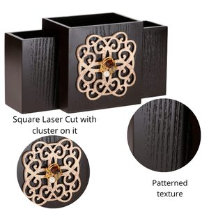 Soporte para Cucharas de Madera Rústica con Grano Natural para Decoración de Cocina y Uso Diario, Soporte para Cucharas de Madera Duradero - Product Image 6