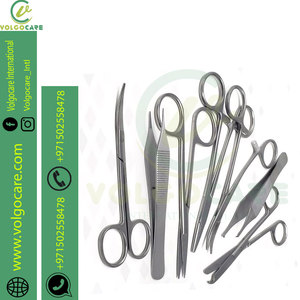 Kit complet de suture en acier inoxydable pour étudiants en médecine comprenant des outils de suture en silicone Vente en gros - Product Image 1