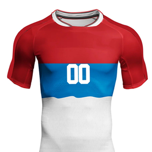 Camiseta de Fútbol Sublimada de Moda, 100% Poliéster, Transpirable, Ligera, de Secado Rápido, Uniforme de Fútbol sin Costuras para Adultos - Product Image 4