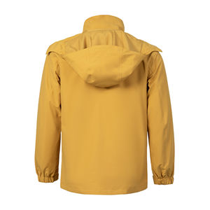 Chaqueta rígida impermeable para exteriores de calidad Unisex, cierre de cremallera, capucha impermeable, informal, estilo suelto, ropa de senderismo de alto rendimiento - Product Image 2