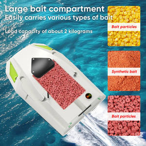 <span class=keywords><strong>Bateau</strong></span> à appât de pêche à télécommande LED, version nuit, capacité de charge de 2 kg, portée de 500 m, double moteur, <span class=keywords><strong>bateau</strong></span> en plastique, pêche à la <span class=keywords><strong>carpe</strong></span> - Product Image 2