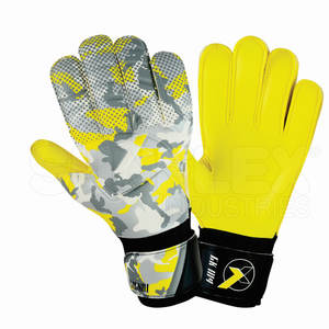 Gants de gardien de but professionnels de haute qualité, respirants, en cuir et latex, antidérapants, légers, avec poignées, unisexes - Product Image 1