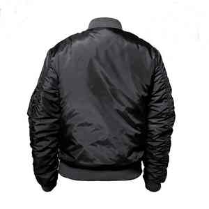 Blouson Bomber Personnalisé Premium pour Hommes Imperméable Coupe-Vent Haute Qualité Style Casual Hiver - Vente en Gros Disponible - Product Image 3