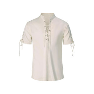 Recreación de disfraces con cordones, camisa, vendaje, ropa de mediana edad, pantalones para adultos, cinturón - Product Image 2