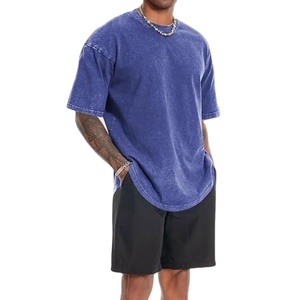 เสื้อยืดผ้าฝ้าย100% สำหรับผู้ชายไซส์ใหญ่พิเศษพิมพ์โลโก้ได้ตามต้องการเสื้อยืดสไตล์สตรีทแวร์แนวสตรีทแบบลำลอง2025ฤดูร้อน - Product Image 6