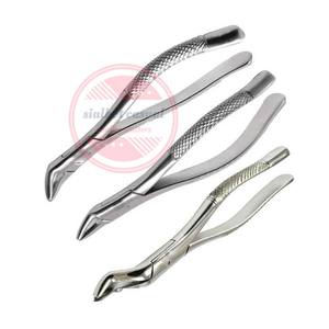 Ensemble de pinces d'extraction dentaire en acier inoxydable 3 pièces Instruments dentaires chirurgicaux - Product Image 5