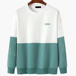Plus Size Men's Solid Color Winter Sweatshirts Fashion Wear 100% Cotton Pullover High Quality Breathable Eco-Friendly <b>Crewneck</b> - Product Image 1